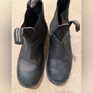 *Unisex Blundstone steel toe boots size AU 8.5 black men’s 9.5 Woman’s 11.